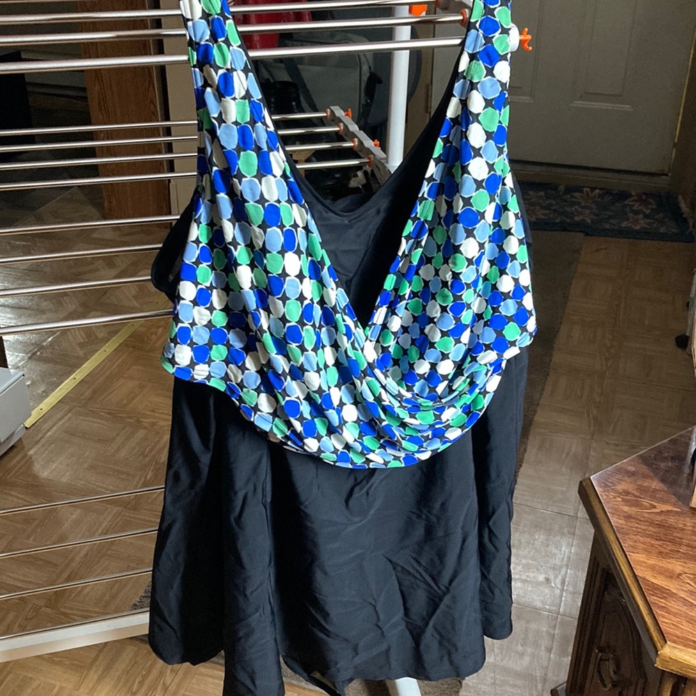 One piece bathing suit swim dress size 26W